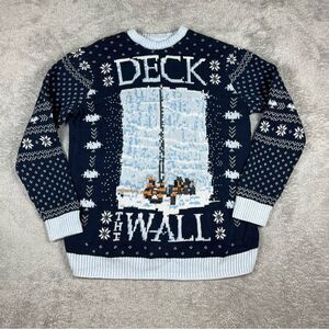 Game of Thrones Deck The‎ Wall Ugly Christmas Holiday Sweater Size Large HBO